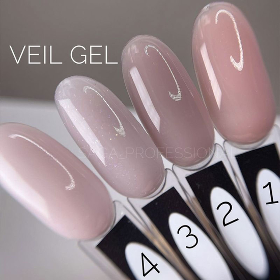 Гель для наращивания SAGA Builder Gel Veil №4 Rose Pink 30 мл, Объем: 30 мл, Цвет: Rose Pink2
