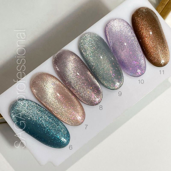 Гель-лак SAGA Cat Shine №11, 8 мл3