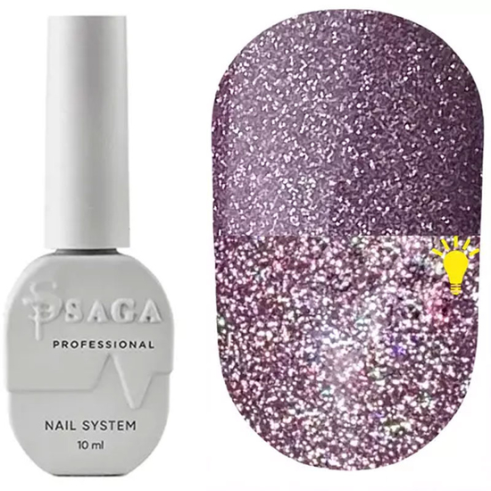 Гель-лак світловідбиваючий SAGA Fiery Gel №14, 10 мл, Колір: 14