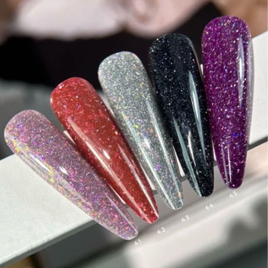 Гель-лак світловідбиваючий SAGA Fiery Gel №41, 10 мл, Колір: 412