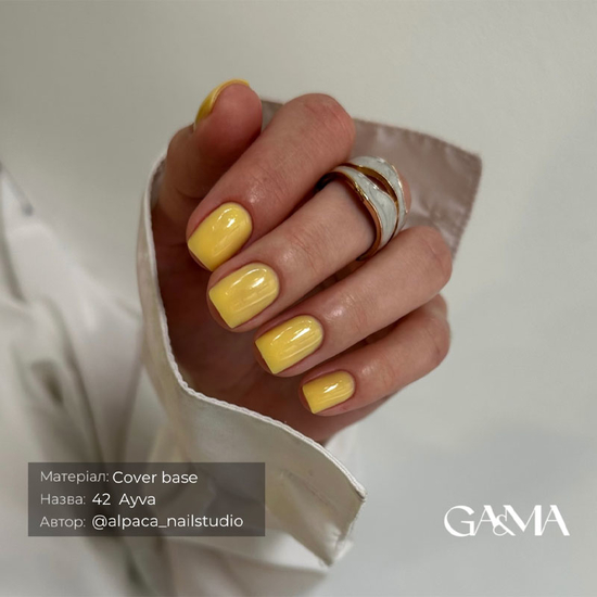 Кольорова база GaMa Cover base Colored 042 Ayva 15 мл, Об`єм: 15 мл, Колір: 0422