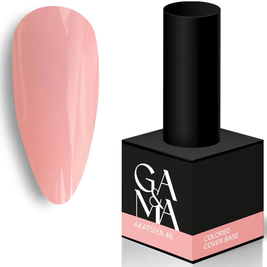 Цветная база GaMa Cover base Colored 046 Akatsiya 15 мл, Объем: 15 мл, Цвет: 046