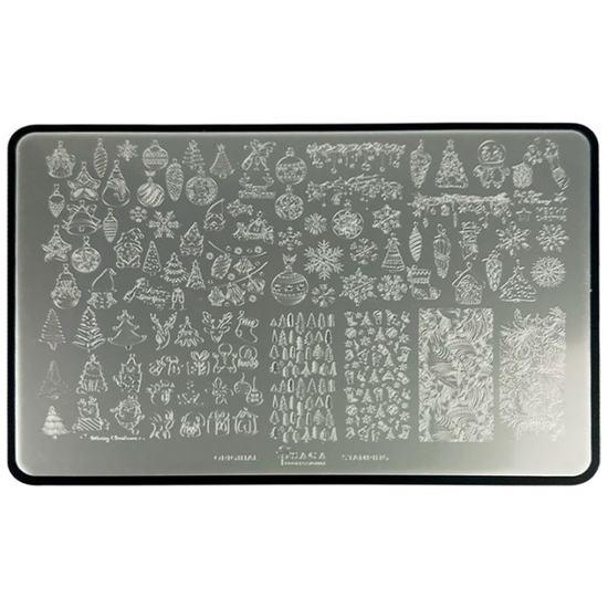 Пластина для стемпінгу SAGA №14 "Winter", Колір: 14