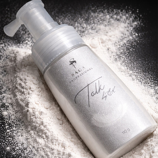 Тальк для аппаратного маникюра SAGA с распылителем 110 гр, Объем: 110 г2