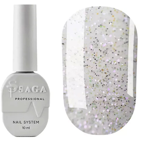 Топ для гель-лаку без липкого шару Saga Crush Top №09, 9 мл, Колір: 09