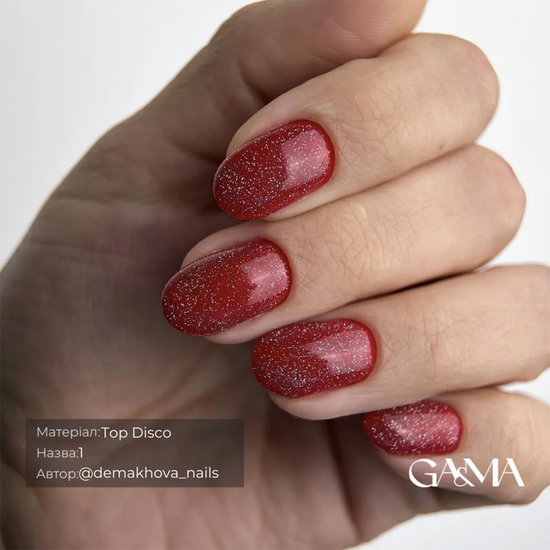 Топ для гель-лака без ЛС GaMa Top Disco SHINE 001 10 мл, Объем: 10 мл, Цвет: 001
3