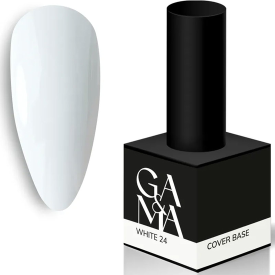 Камуфлююча база GaMa Cover Base №024 White 15 мл, Об`єм: 15 мл, Колір: 024