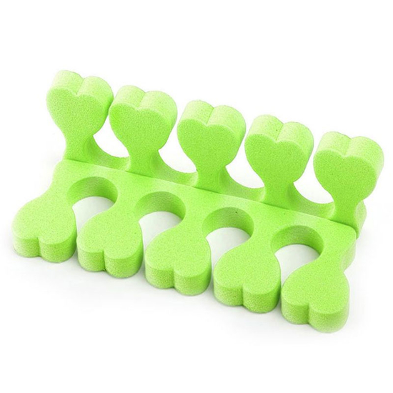 Розділювачі для пальців ніг, салатові, 100 шт (50 пар), Колір: Салатовий2