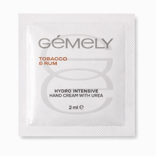 Крем для рук гідроінтенсивний Gemely з сечовиною Тютюн і ром 2 мл, Об`єм: 2 мл, Аромат: Тютюн і ром