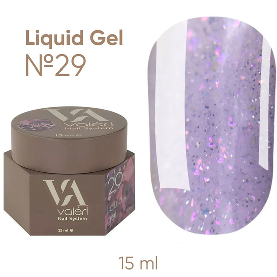 Гель Valeri Liquid Gel №029 15 мл, Объем: 15 мл, Цвет: 029
