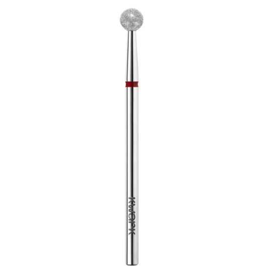 Фреза алмазно-платинова KWARK куля, червона, PL403810FF2