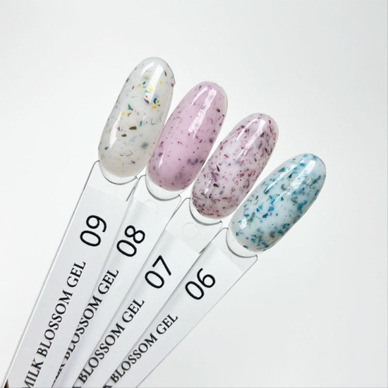 Гель із сухоцвітами DANNY Milk Blossom Gel №1 15 мл, Цвет: 015