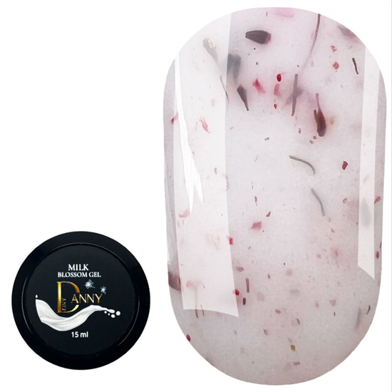 Гель із сухоцвітами DANNY Milk Blossom Gel №2 15 мл, Цвет: 02