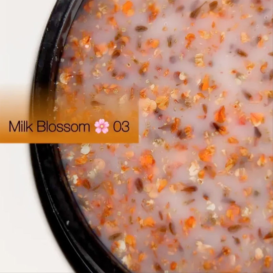Гель із сухоцвітами DANNY Milk Blossom Gel №3 15 мл, Цвет: 032