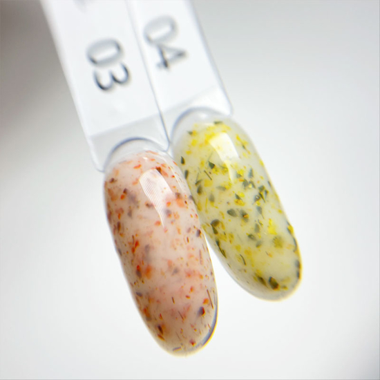 Гель із сухоцвітами DANNY Milk Blossom Gel №3 15 мл, Цвет: 033