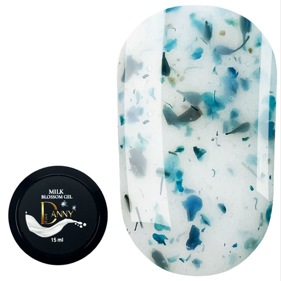 Гель із сухоцвітами DANNY Milk Blossom Gel №6 15 мл, Цвет: 06
