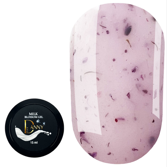 Гель із сухоцвітами DANNY Milk Blossom Gel №8 15 мл, Цвет: 08