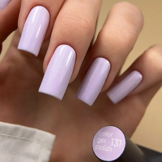 Гель-лак Valeri №131 (пастельно-сиреневый, эмаль), 6 мл3