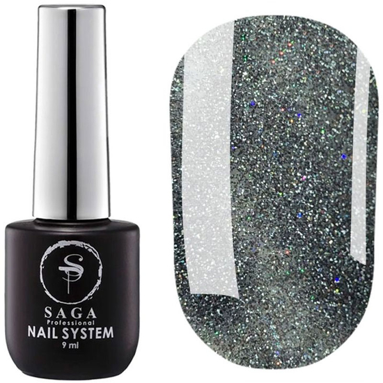 ЗНИЖКА!Гель-лак світловідбиваючий SAGA Fiery Gel №38, 9 мл, Колір: 38