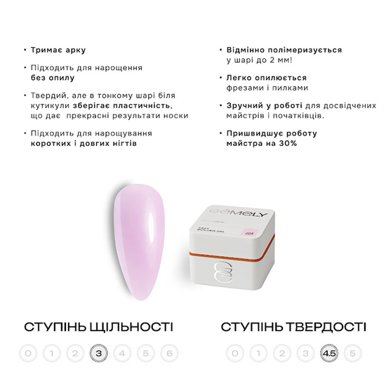 Фаст Билдер гель GÉMELY ex GA&MA Fast Builder gel 025 15 мл, Объем: -15 мл, Цвет: 0256