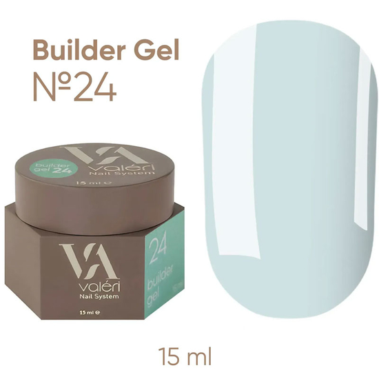 Гель для нарощування Valeri Builder Gel 24 15 мл, Объем: -15 мл, Цвет: 24