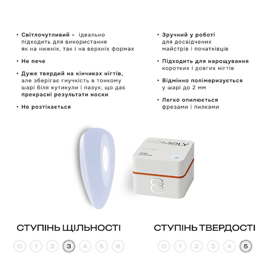 Гель для зміцнення та нарощування GÉMELY ex GA&MA Power Builder gel 027 30 мл, Объем: -30 мл, Цвет: 0275