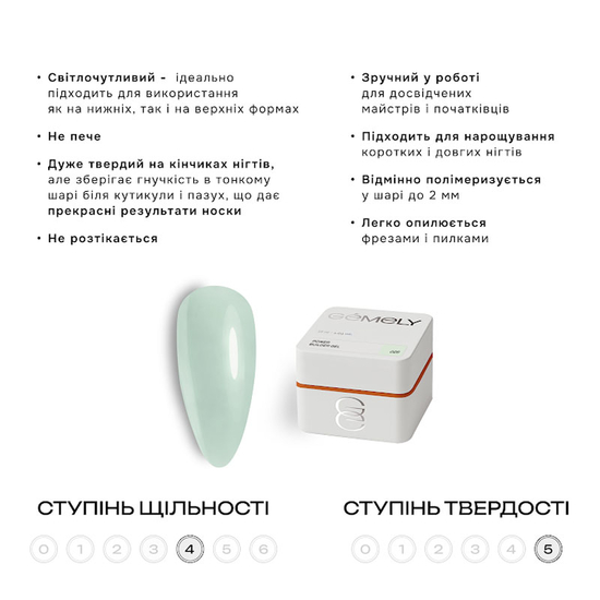 Гель для зміцнення та нарощування GÉMELY ex GA&MA Power Builder gel 028 30 мл, Объем: -30 мл, Цвет: 0285
