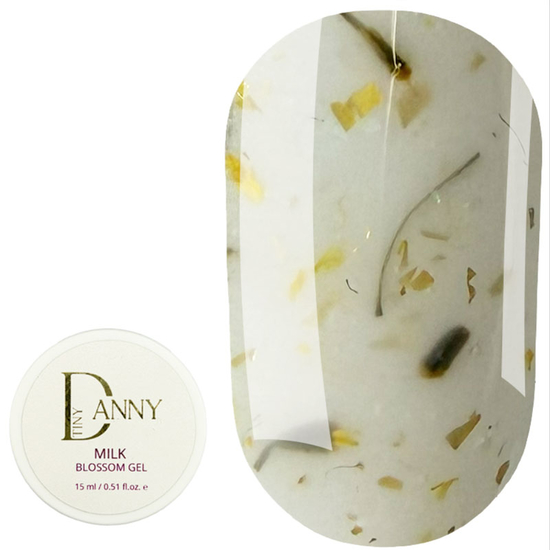 Гель із сухоцвітами DANNY Milk Blossom Gel №10 15 мл, Цвет: 10
