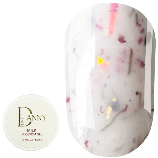 Гель із сухоцвітами DANNY Milk Blossom Gel №13 15 мл, Цвет: 13