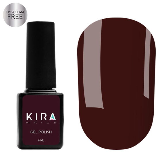 Гель-лак Kira Nails №032 (сливовый, эмаль), 6 мл