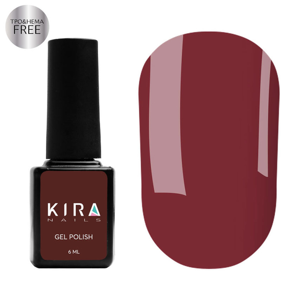 Гель-лак Kira Nails №039 (коричневый, эмаль), 6 мл