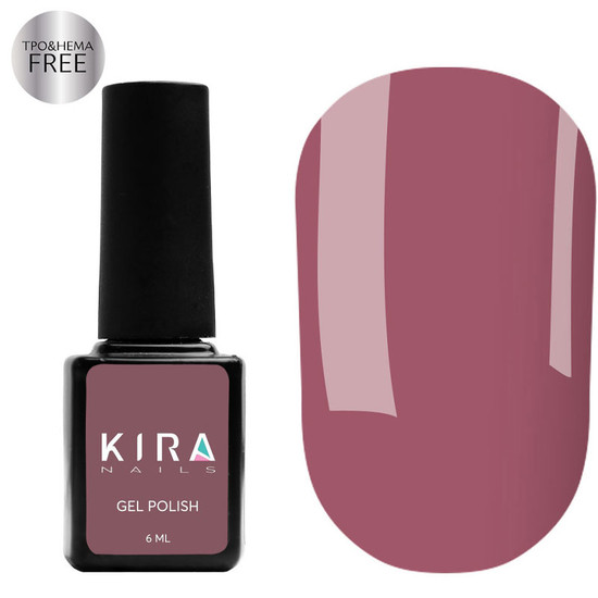 Гель-лак Kira Nails №120 (сливовый, эмаль), 6 мл