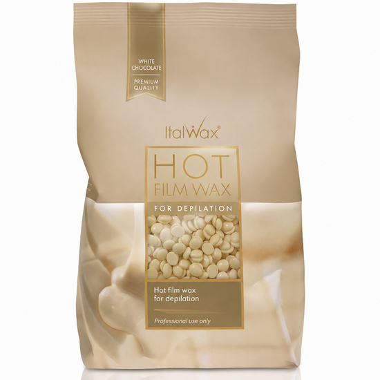 ItalWax Гарячий віск у гранулах, білий шоколад, 1 кг, Об`єм: 1 кг, Аромат: Білий шоколад
