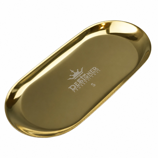 Металлический лоток для хранения инструментов Designer размер S (18х8,7 см) Gold, Размер: S, Цвет: Gold

