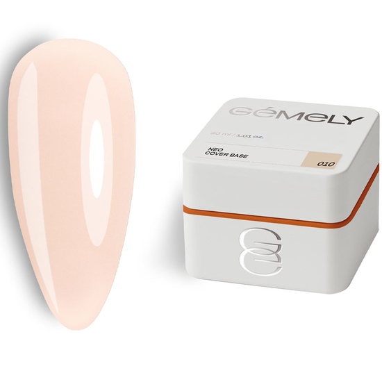 Нео Камуфлююча база Gemely Neo Cover base 010 30 мл, Объем: -30 мл, Цвет: 010