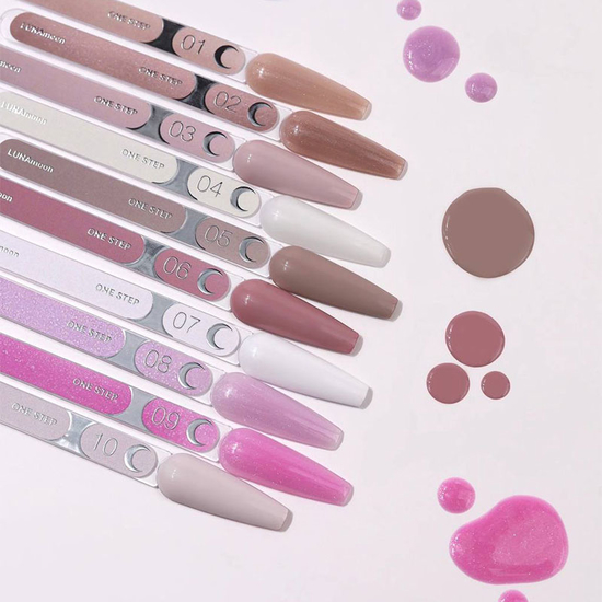 Однофазний гель лак для педикюру LUNA One step №1 8 мл, Цвет: 012