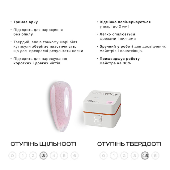 Фаст Билдер гель GÉMELY ex GA&MA Fast Builder gel 032 30 мл, Объем: -30 мл, Цвет: 0325