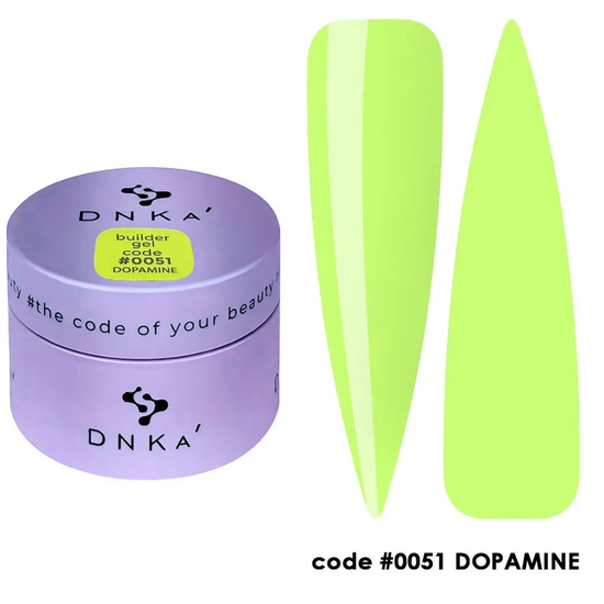 Гель для нарощування DNKa Builder Gel Dopamine №0051 30 мл, Объем: -30 мл, Цвет: 0051