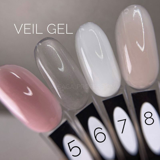 Гель для наращивания SAGA Builder Gel Veil №7 Milk 15 мл, Объем: 15 мл, Цвет: Milk
2