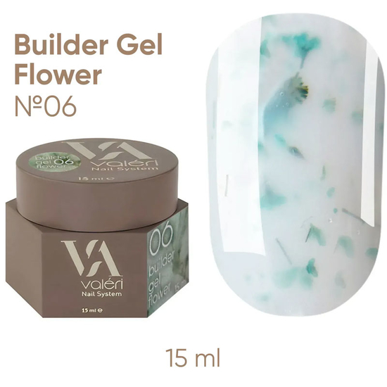 Гель для нарощування Valeri Builder Gel Flower №06 15 мл, Колір: 062