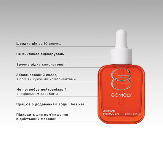 Ремувер GÉMELY ex GA&MA  Active Remover 20 мл3