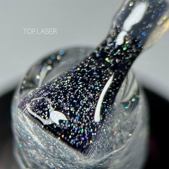 Топ с голографическим блеском SAGA Laser, 10 мл2