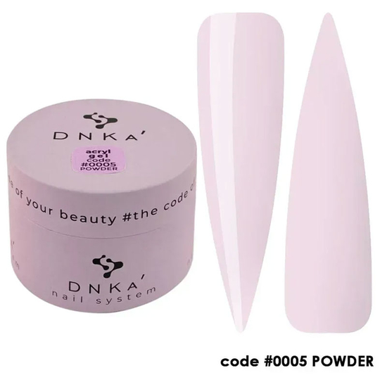 Аcryl Gel DNKa №0005 Powder, 30 мл, Колір: 05
