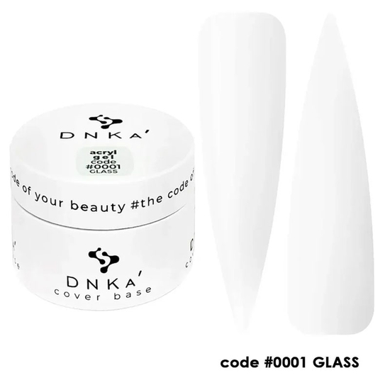 Аcryl Gell DNKa №0001 Glass, 30 мл, Колір: 01