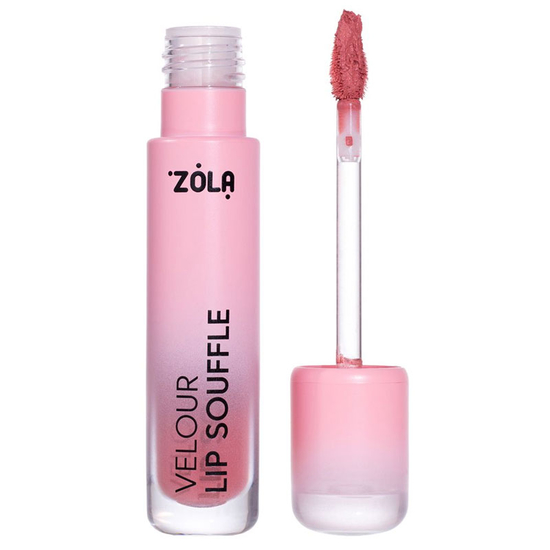 Бархатная матовая помада ZOLA VELOUR LIP SOUFFLE 01 ROSE DREAM, Цвет: 01
