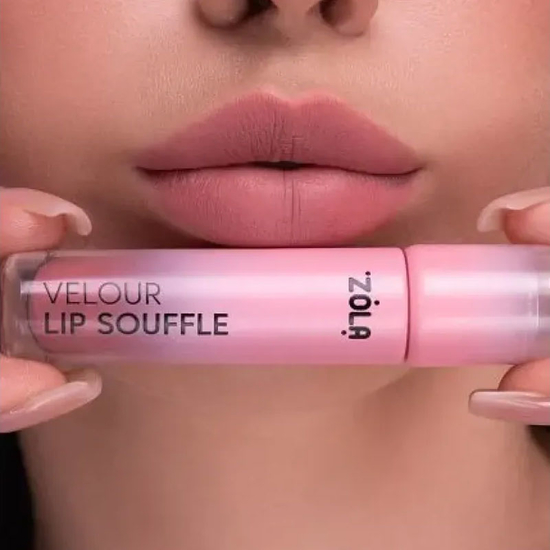 Бархатная матовая помада ZOLA VELOUR LIP SOUFFLE 01 ROSE DREAM, Цвет: 01
3