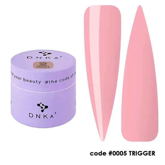 DNKa Гель для ногтей Gelly Gel 0005 Trigger, 15 мл, Объем: 15 мл, Цвет: 0005