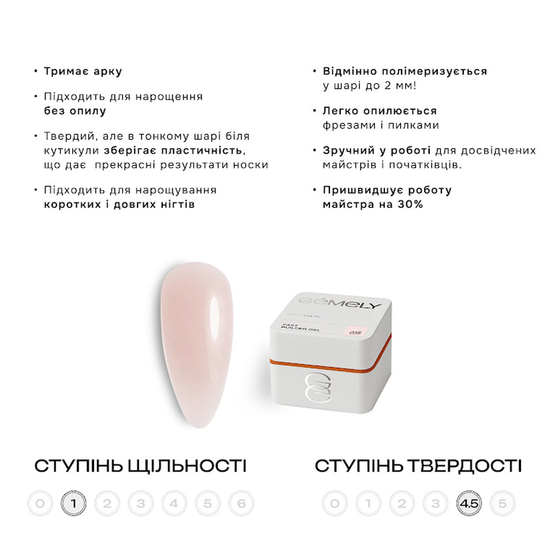 Фаст Білдер гель GÉMELY ex GA&MA Fast Builder gel 035 15 мл, Об`єм: 15 мл
, Колір: 0354