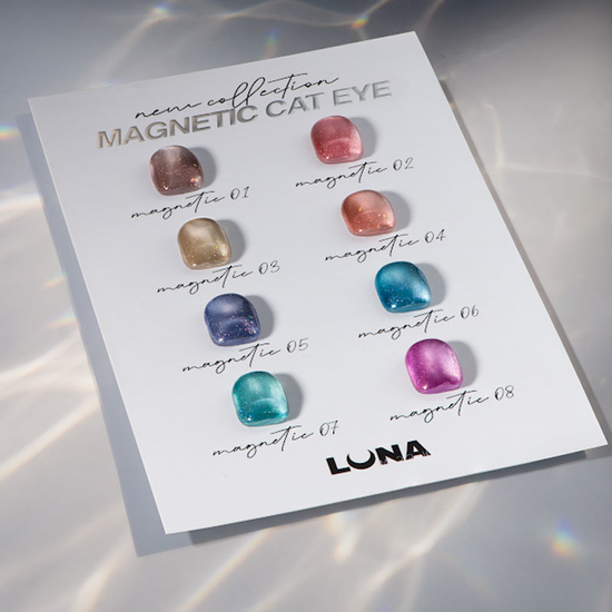Гель-лак LUNA Color Magnetic Cat Eye №4 8 мл, Цвет: 44