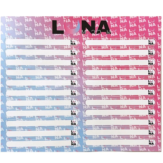 Наклейки на типсы LUNA